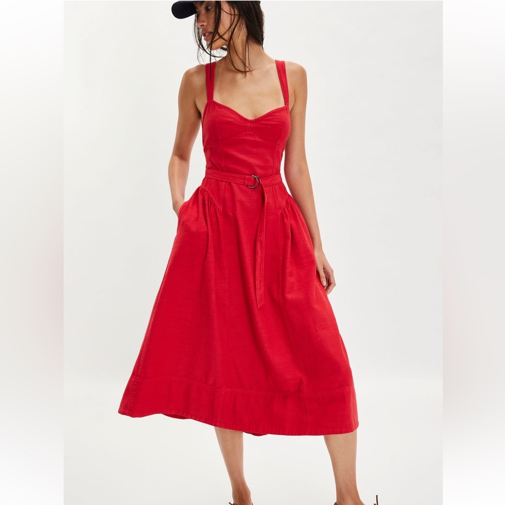 NWT FP Merrick Midi Dress